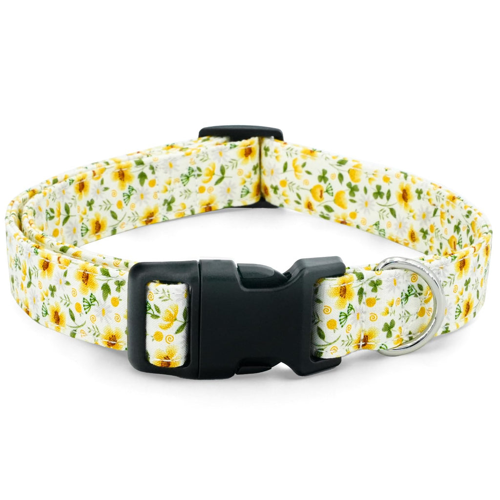 Tunkoo Rainbow Dog Collar, Cute Adjustable Striped Collar for LGBT Pride Month, Dog Collar with Strong Plastic Buckle - for Small Medium Large Pets, S