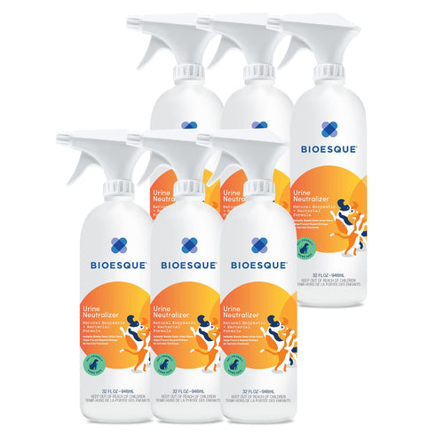 Bioesque Urine Neutralizer, Pet-Friendly Natural Enzymatic & Bacterial Formula, Instantly Breaks Down Urine Odors, Helps Prevent Repeat Mishaps, 32 Fl Oz (Pack of 1)
