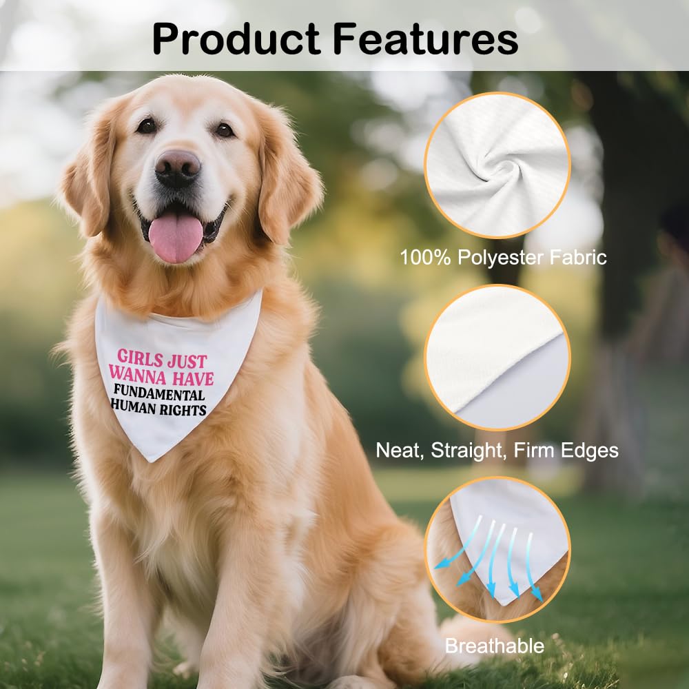 Sit Stay Protest Black Dog Bandana, Protest Theme Pet Scarf Gifts for Activist Pet Owner Progressive Dog Lover Social Justice Advocate, Pup Accessory for Peace Protests Pride Awareness Event