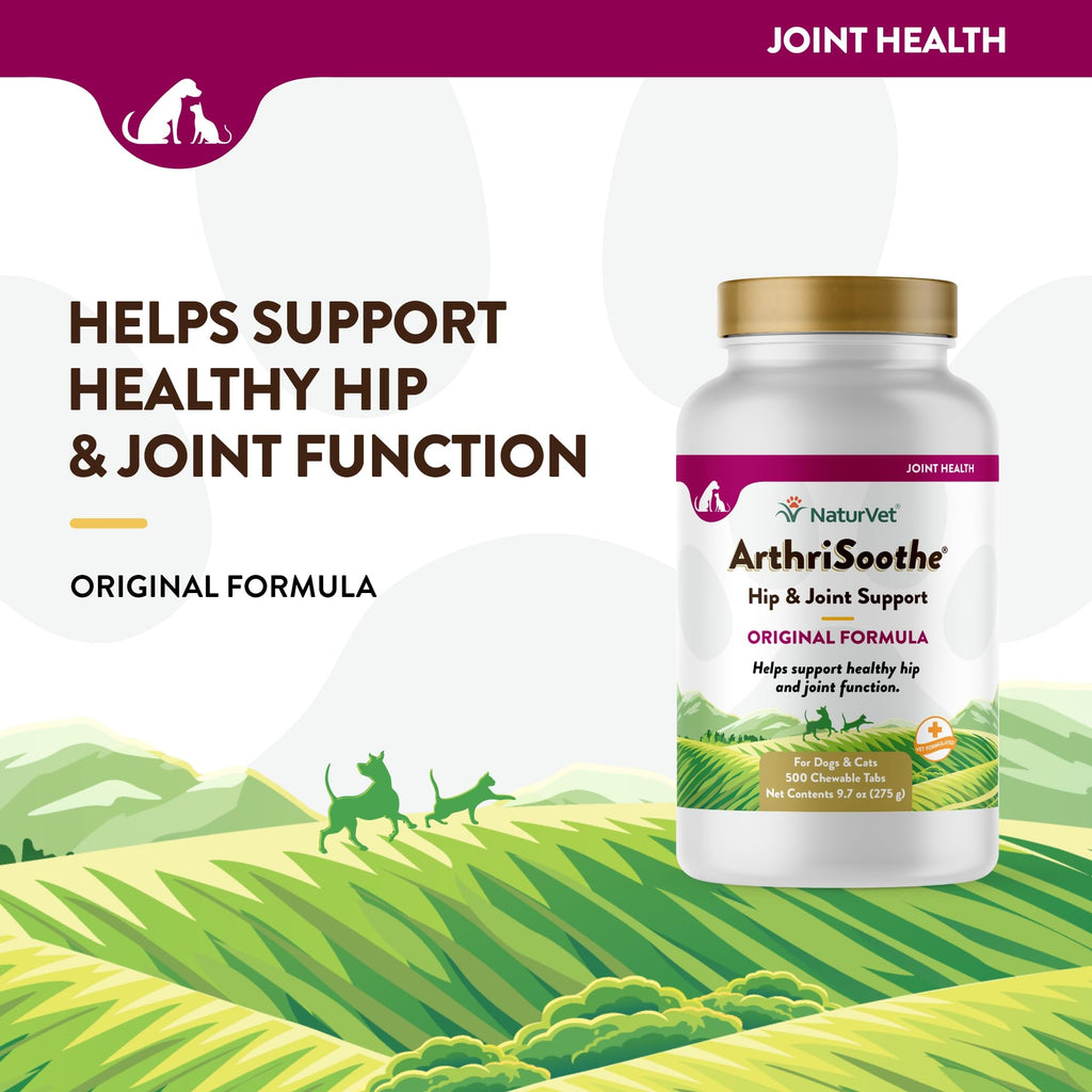 NaturVet – Senior Wellness Hip & Joint Advanced Plus Omegas | Help Support Your Pet’s Healthy Hip & Joint Function | Supports Joints, Cartilage & Connective Tissues | 120 Soft Chews