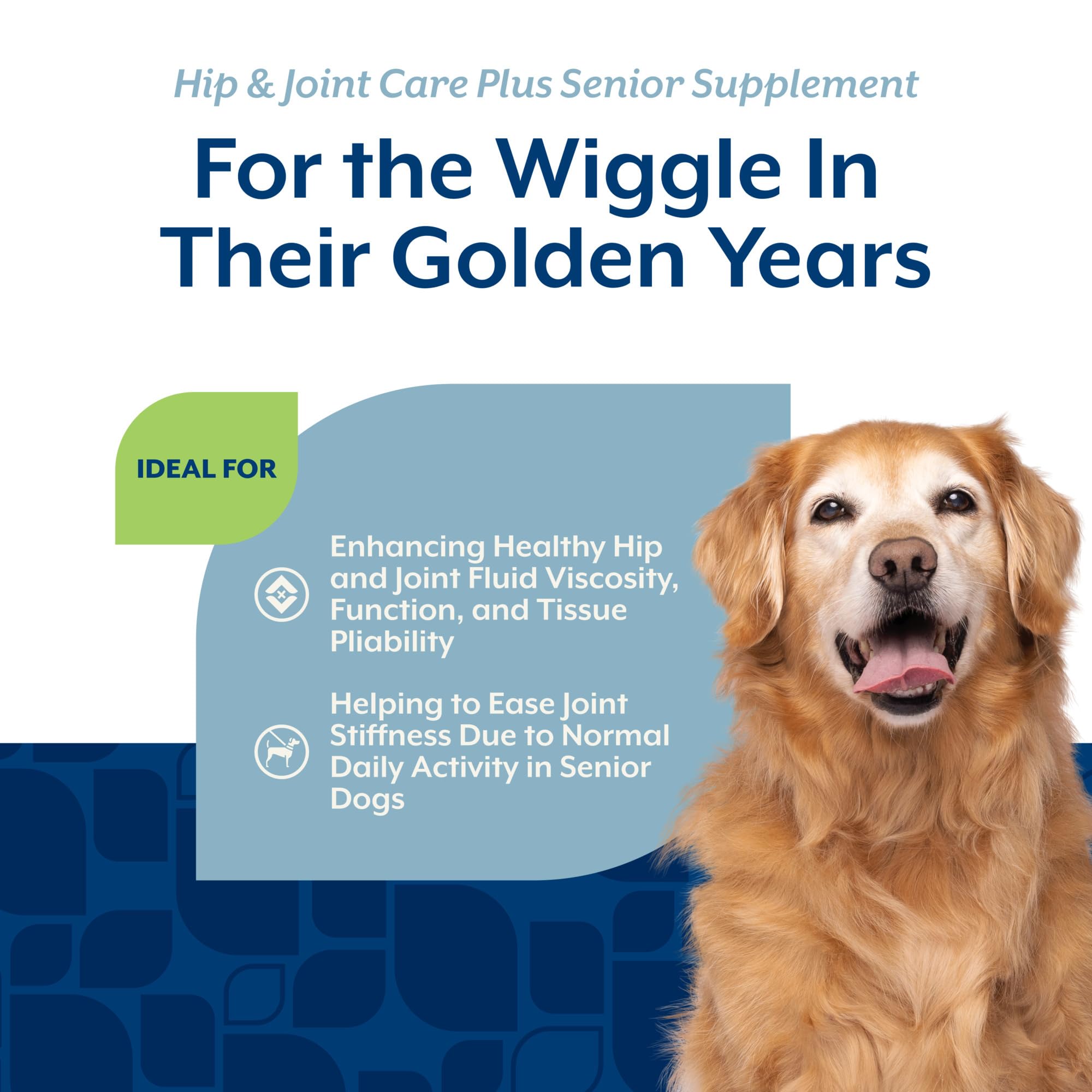 NaturVet – Senior Wellness Hip & Joint Advanced Plus Omegas | Help Support Your Pet’s Healthy Hip & Joint Function | Supports Joints, Cartilage & Connective Tissues | 120 Soft Chews