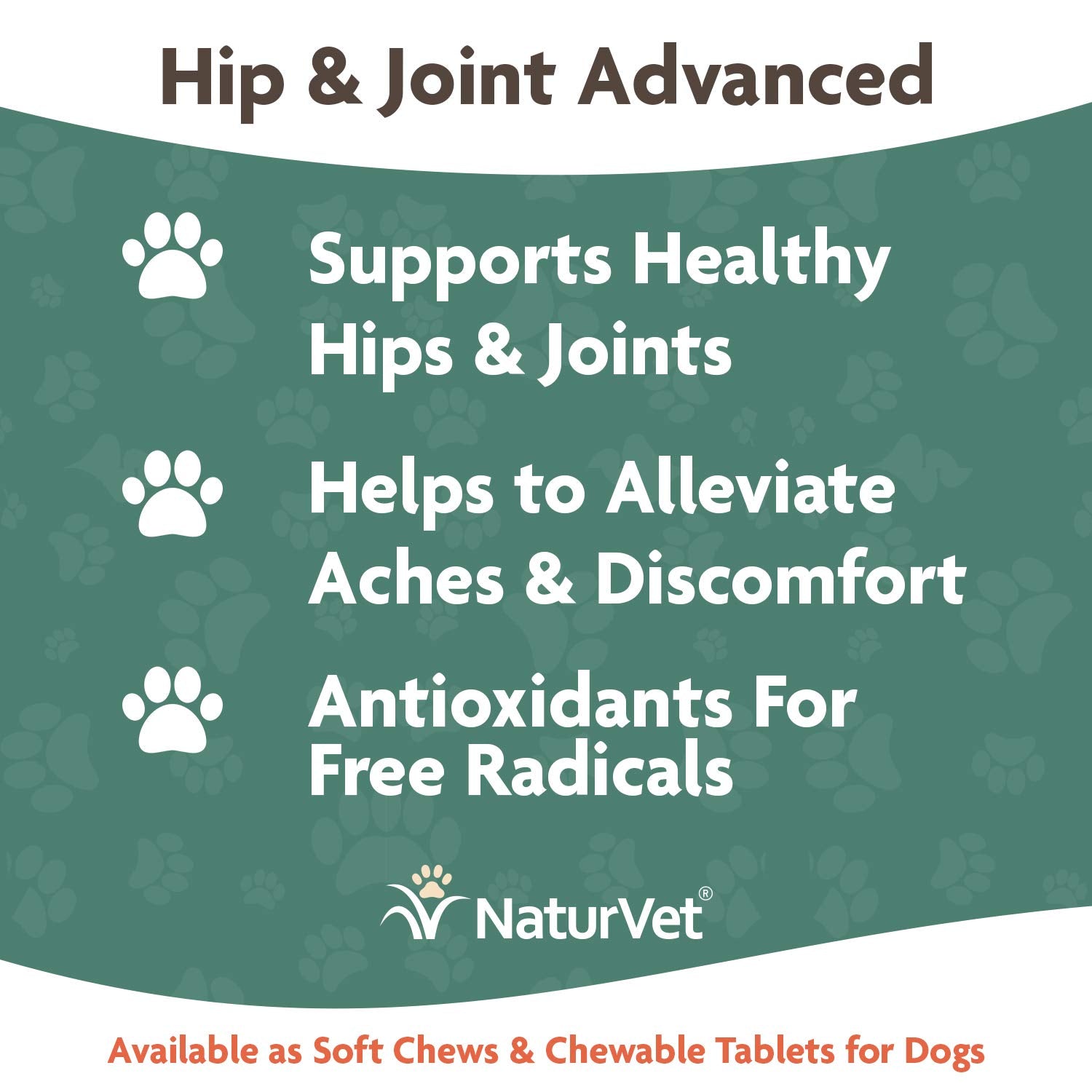 NaturVet – Senior Wellness Hip & Joint Advanced Plus Omegas | Help Support Your Pet’s Healthy Hip & Joint Function | Supports Joints, Cartilage & Connective Tissues | 120 Soft Chews