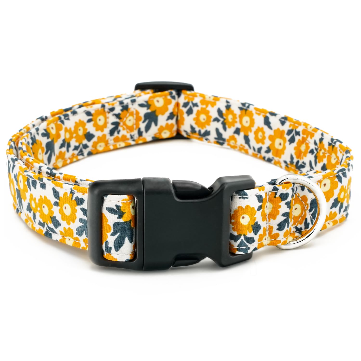 Tunkoo Rainbow Dog Collar, Cute Adjustable Striped Collar for LGBT Pride Month, Dog Collar with Strong Plastic Buckle - for Small Medium Large Pets, S