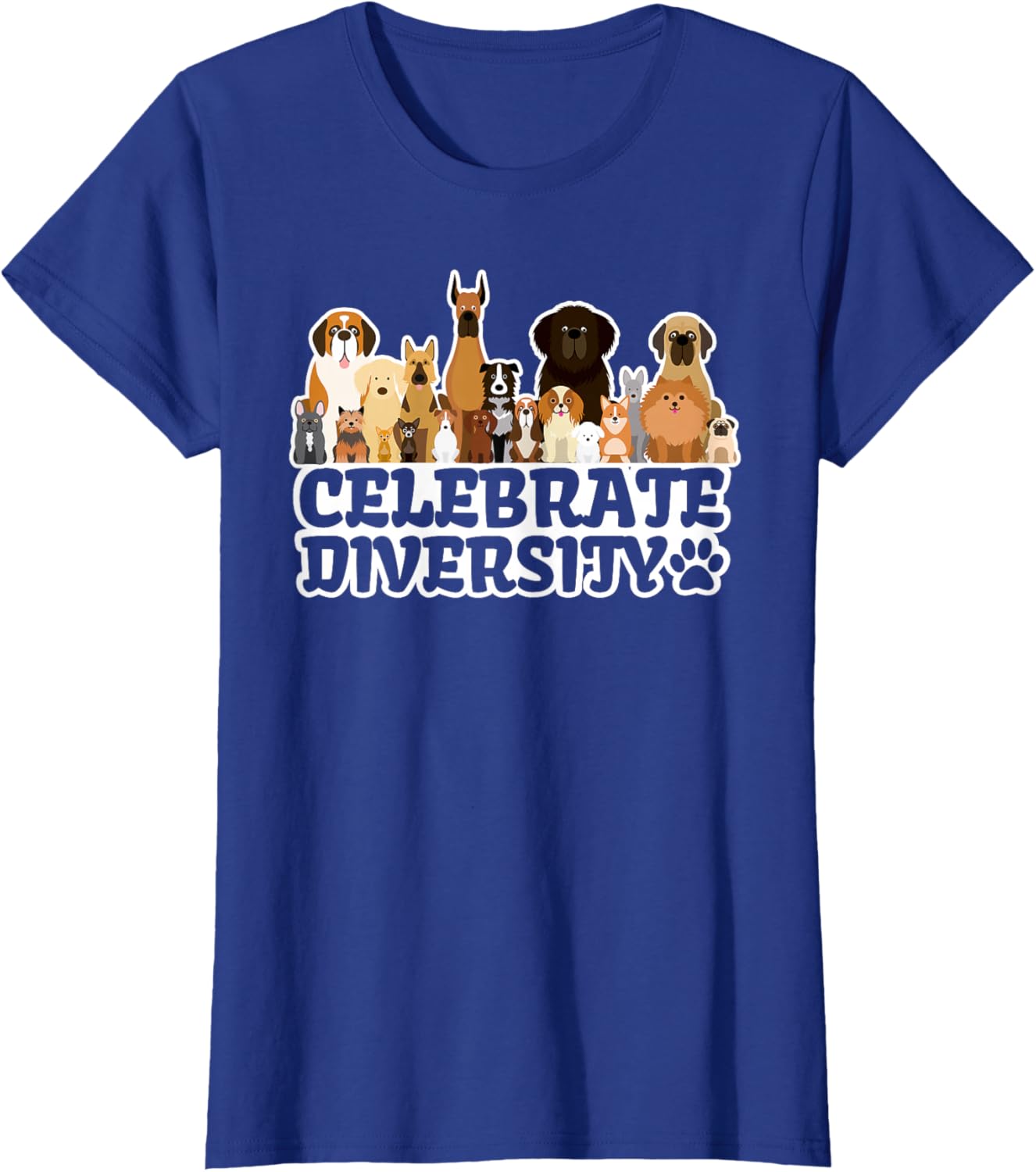 Funny Dog Lover | 'Celebrate Diversity' | Cute Dog T-Shirt