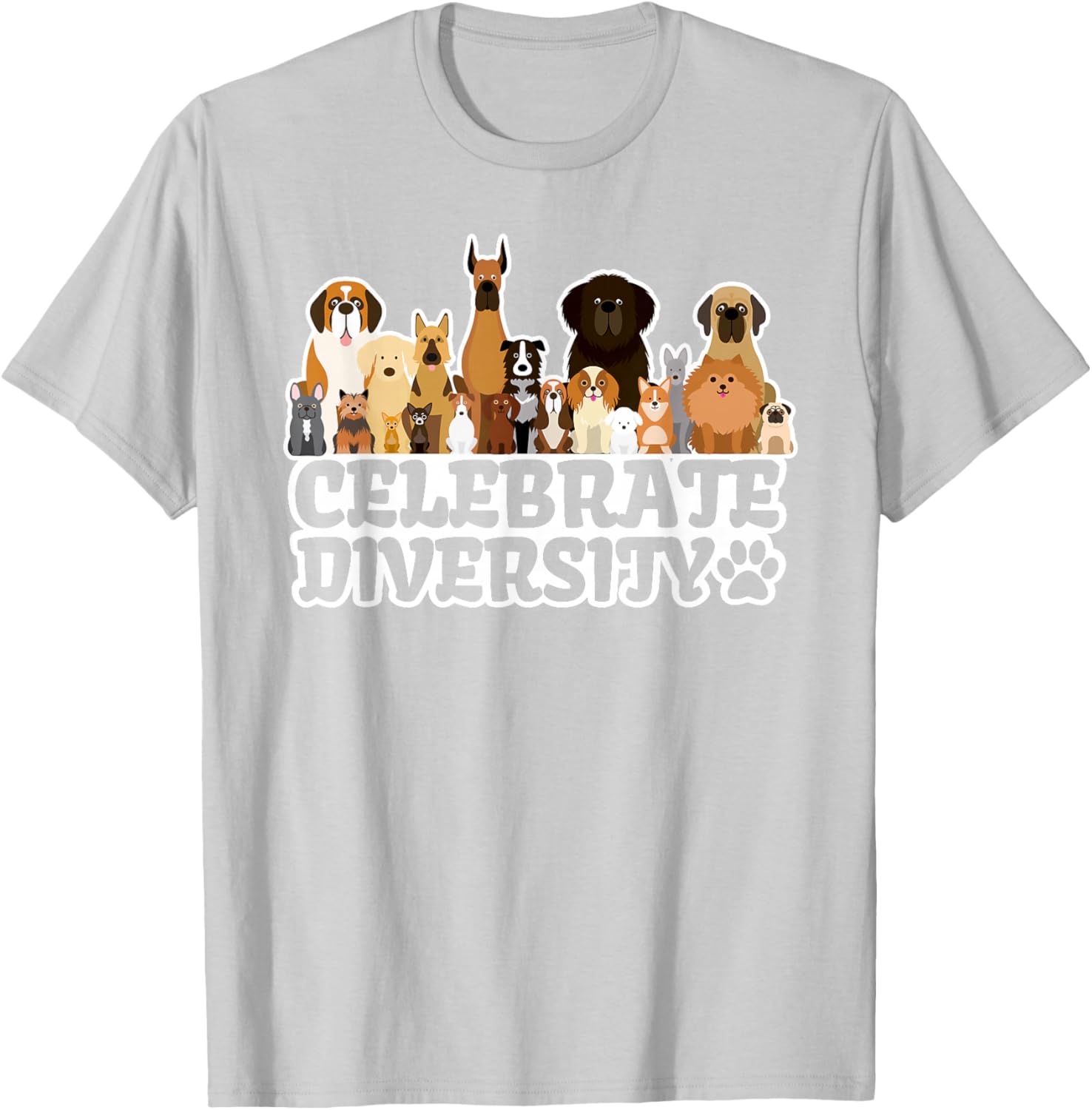 Funny Dog Lover | 'Celebrate Diversity' | Cute Dog T-Shirt