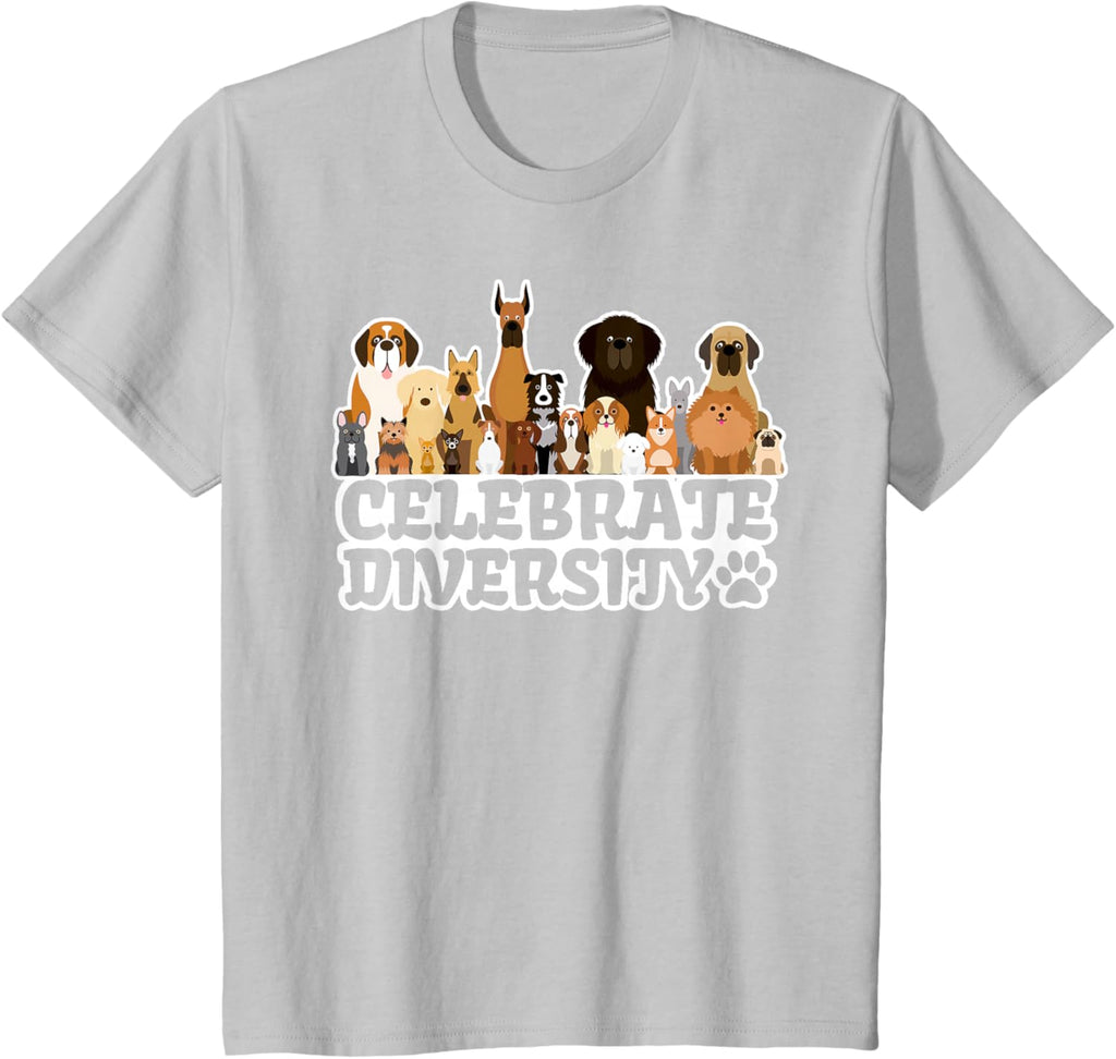 Funny Dog Lover | 'Celebrate Diversity' | Cute Dog T-Shirt