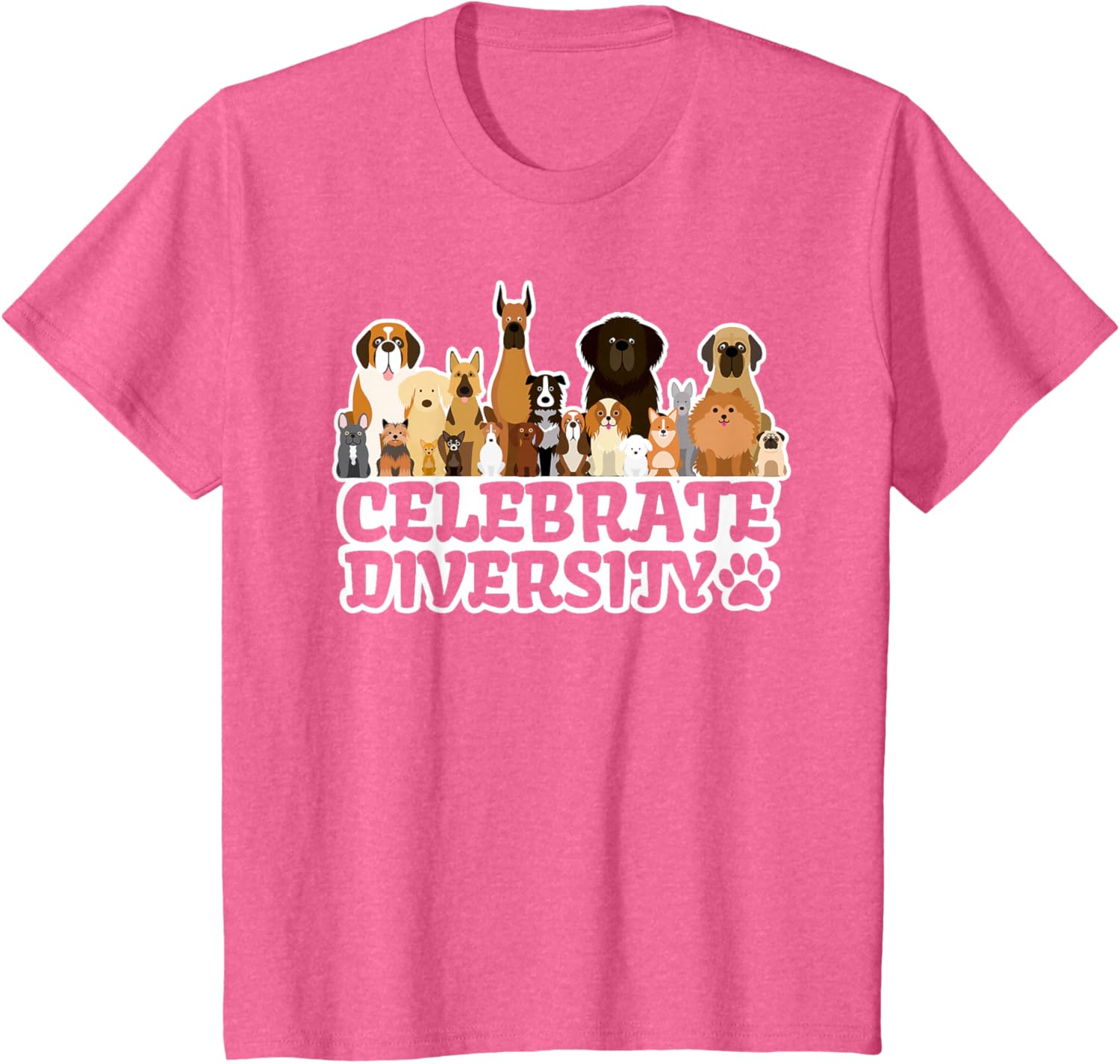 Funny Dog Lover | 'Celebrate Diversity' | Cute Dog T-Shirt