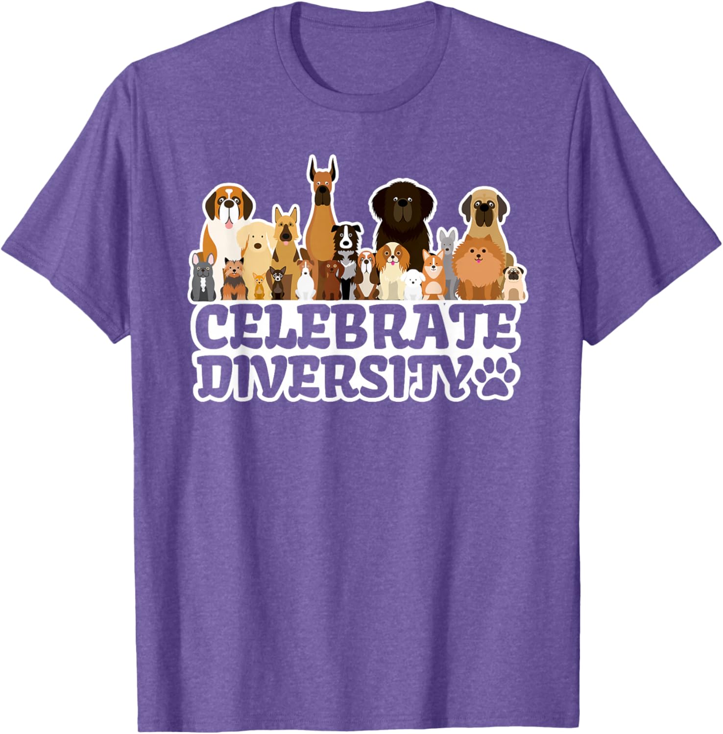 Funny Dog Lover | 'Celebrate Diversity' | Cute Dog T-Shirt