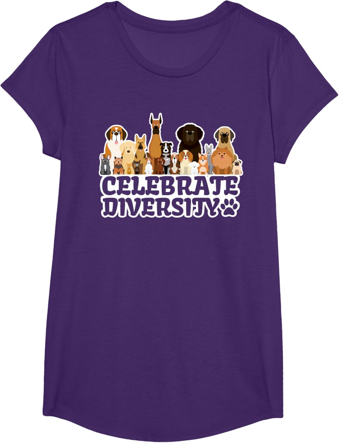 Funny Dog Lover | 'Celebrate Diversity' | Cute Dog T-Shirt