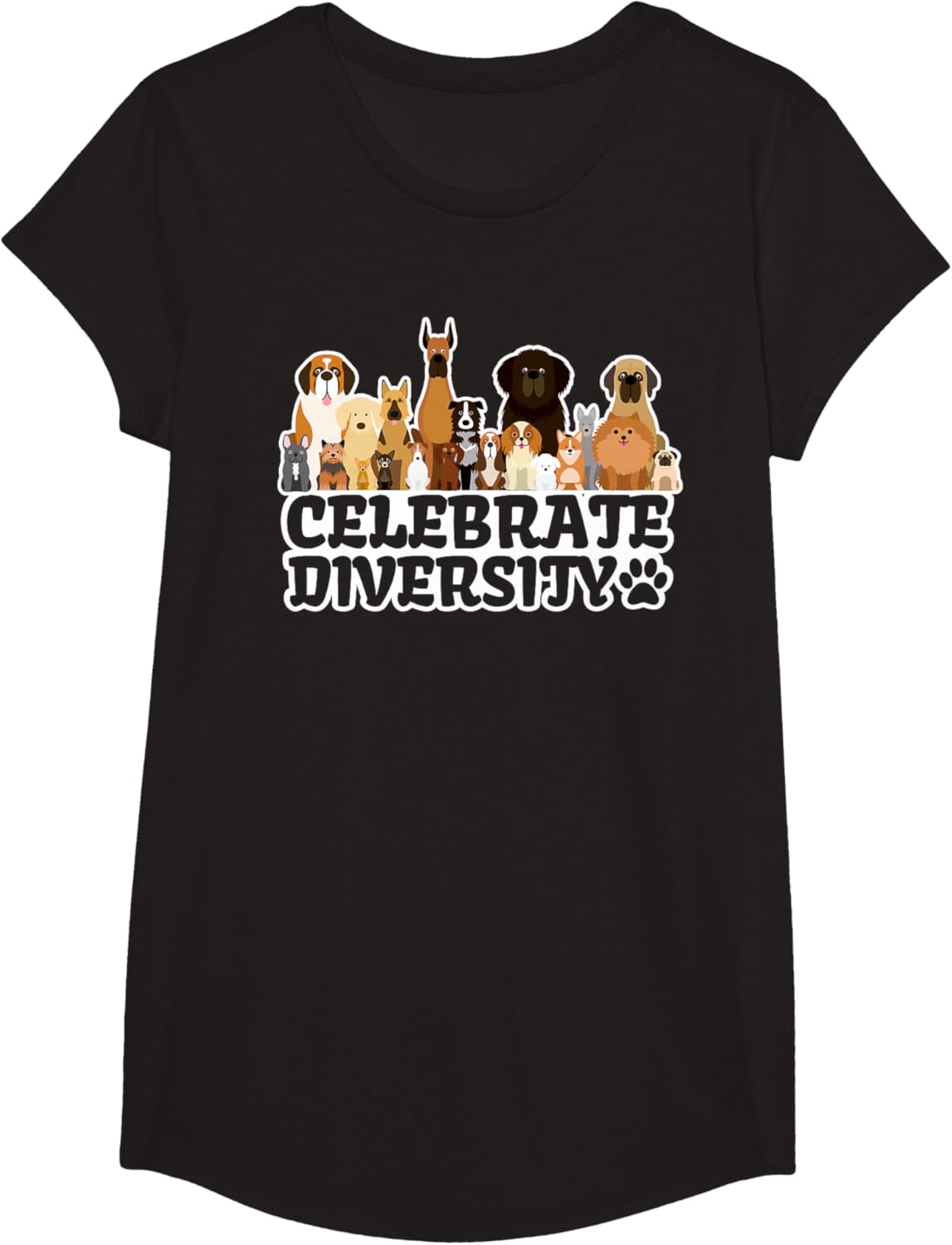 Funny Dog Lover | 'Celebrate Diversity' | Cute Dog T-Shirt