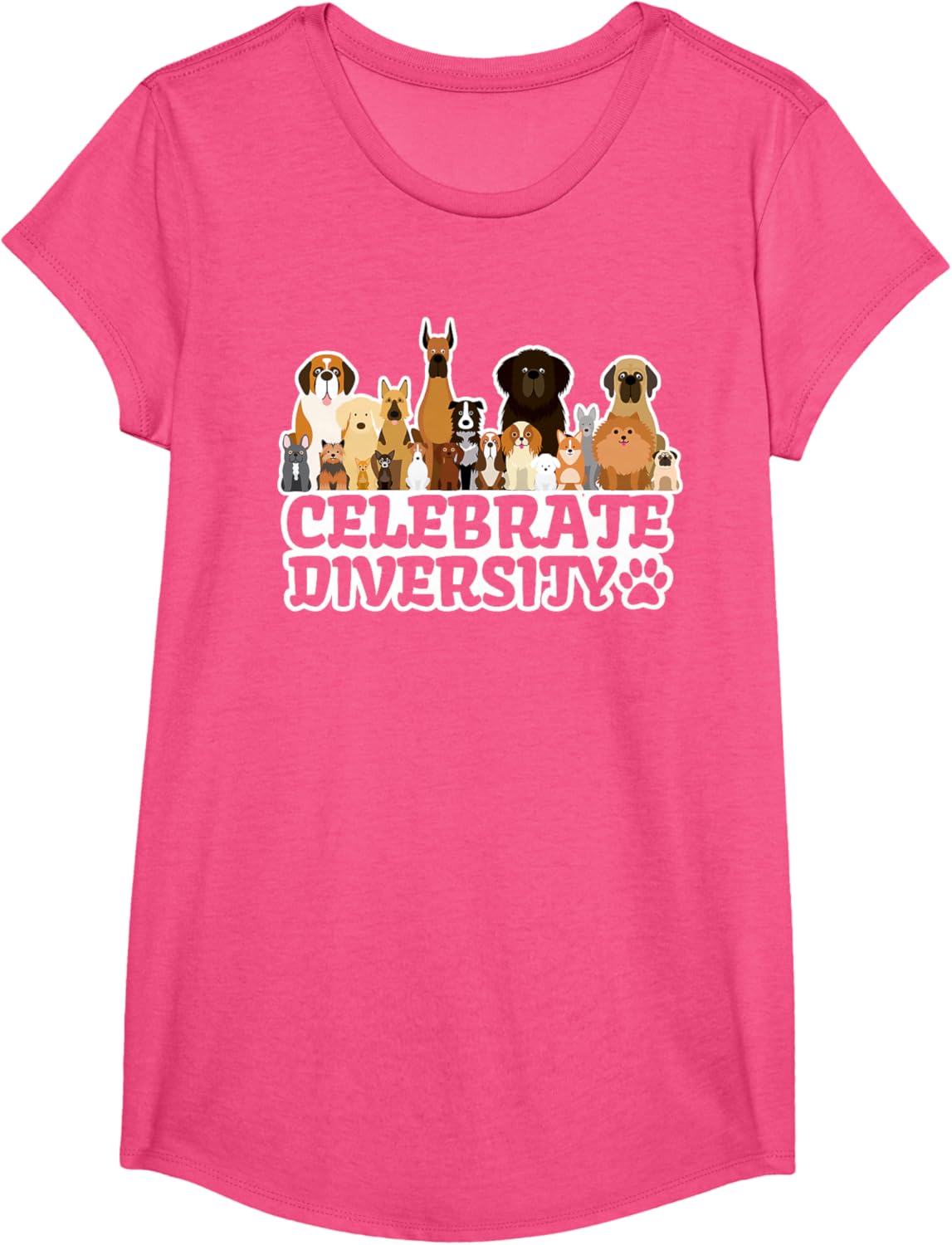 Funny Dog Lover | 'Celebrate Diversity' | Cute Dog T-Shirt