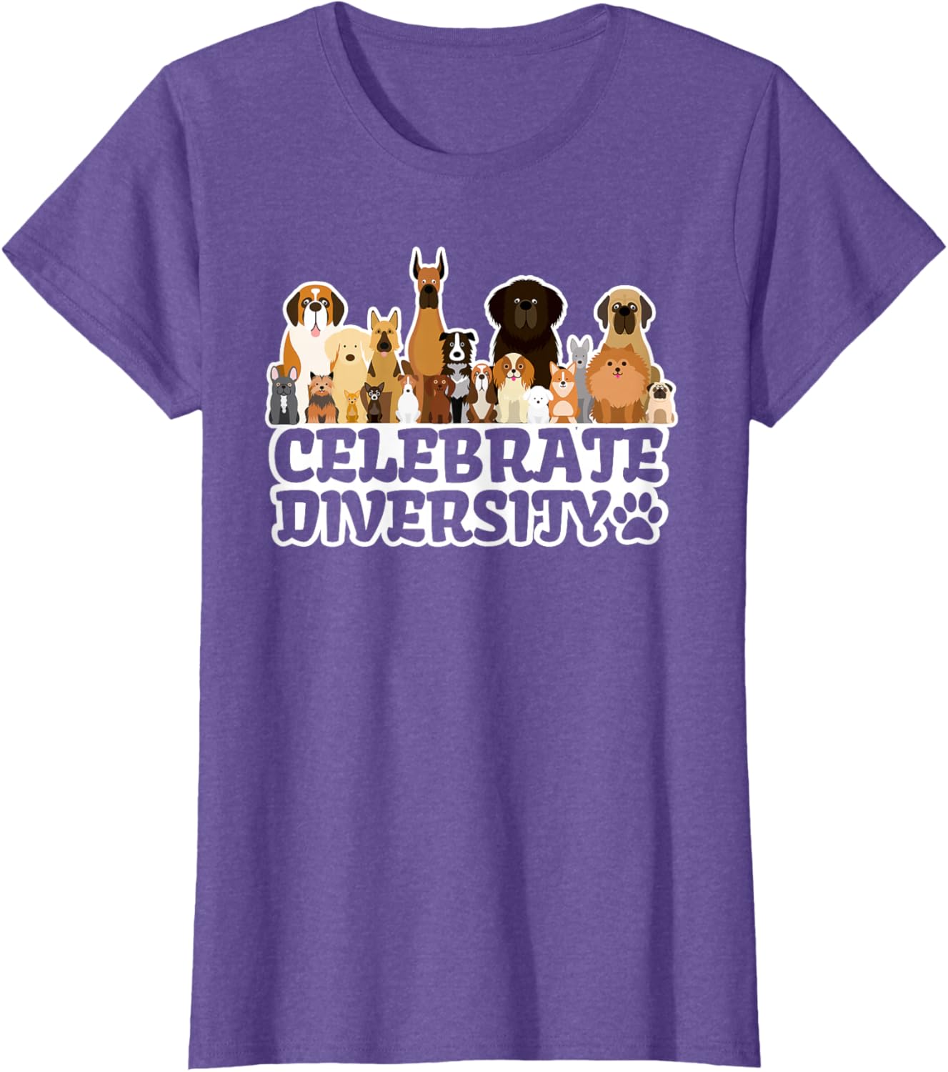 Funny Dog Lover | 'Celebrate Diversity' | Cute Dog T-Shirt