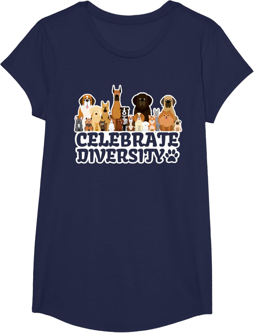 Funny Dog Lover | 'Celebrate Diversity' | Cute Dog T-Shirt