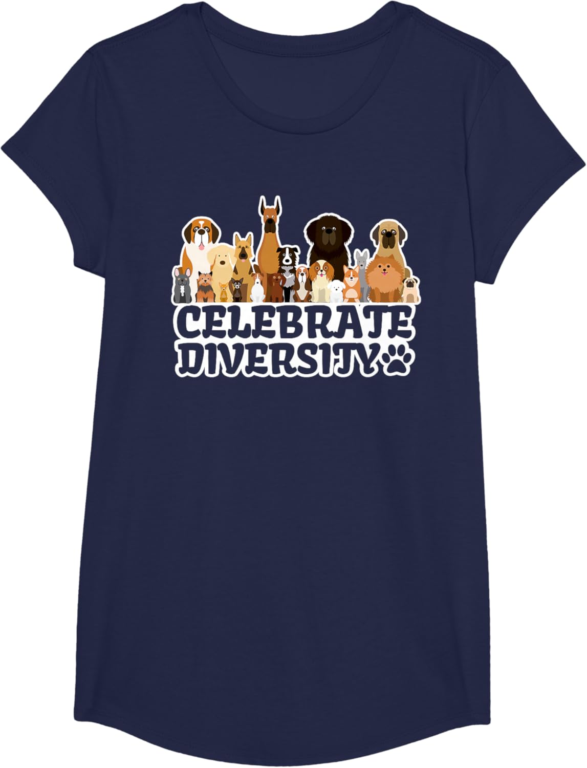 Funny Dog Lover | 'Celebrate Diversity' | Cute Dog T-Shirt