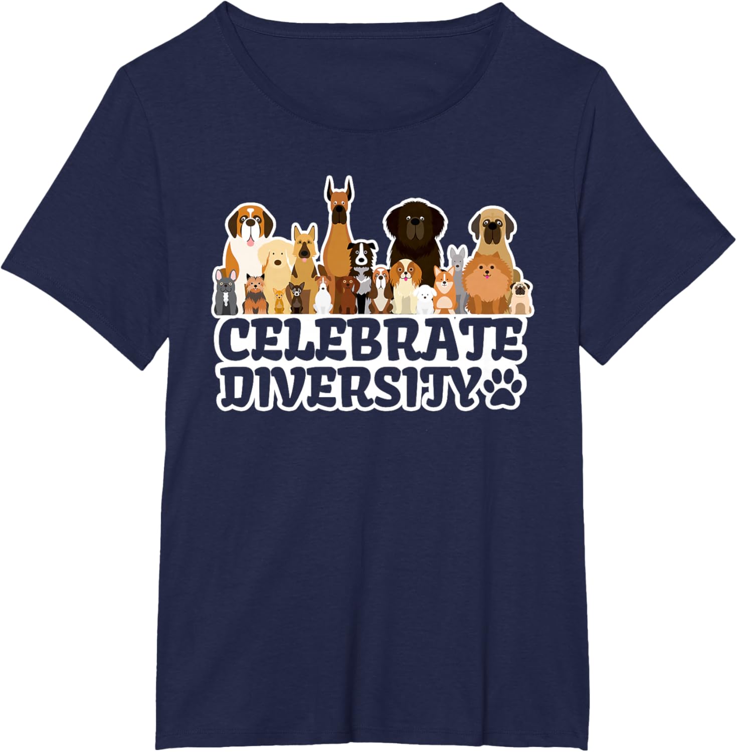 Funny Dog Lover | 'Celebrate Diversity' | Cute Dog T-Shirt