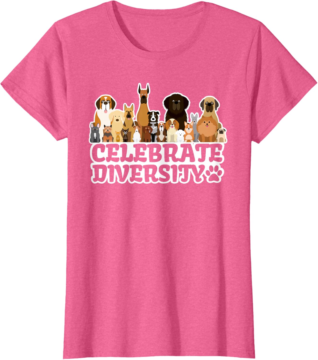 Funny Dog Lover | 'Celebrate Diversity' | Cute Dog T-Shirt