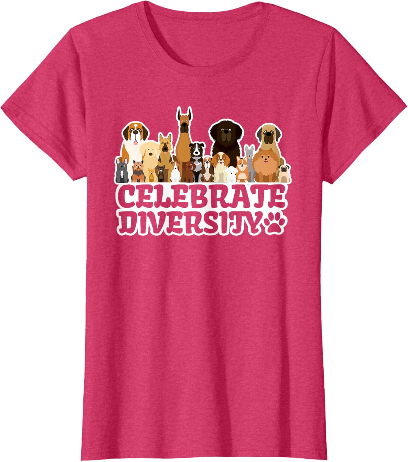 Funny Dog Lover | 'Celebrate Diversity' | Cute Dog T-Shirt