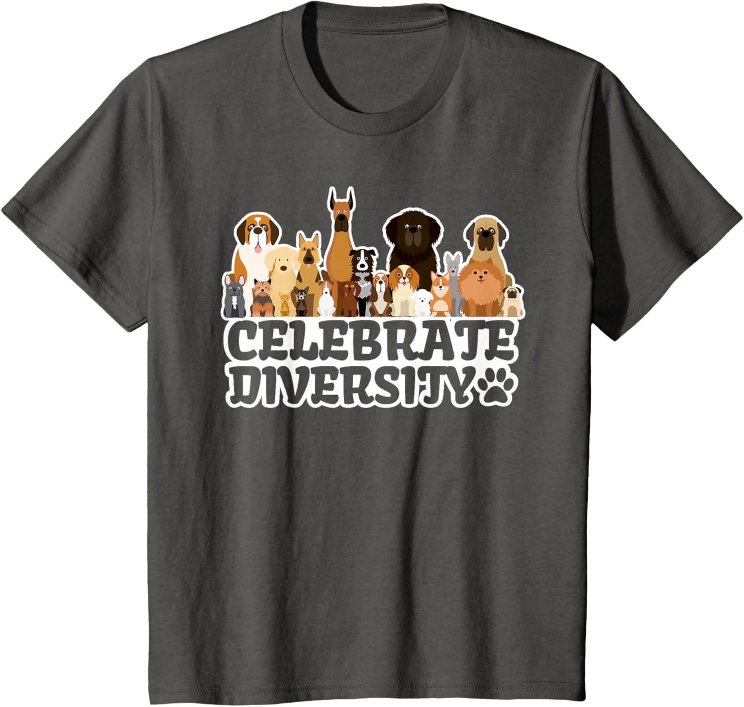 Funny Dog Lover | 'Celebrate Diversity' | Cute Dog T-Shirt