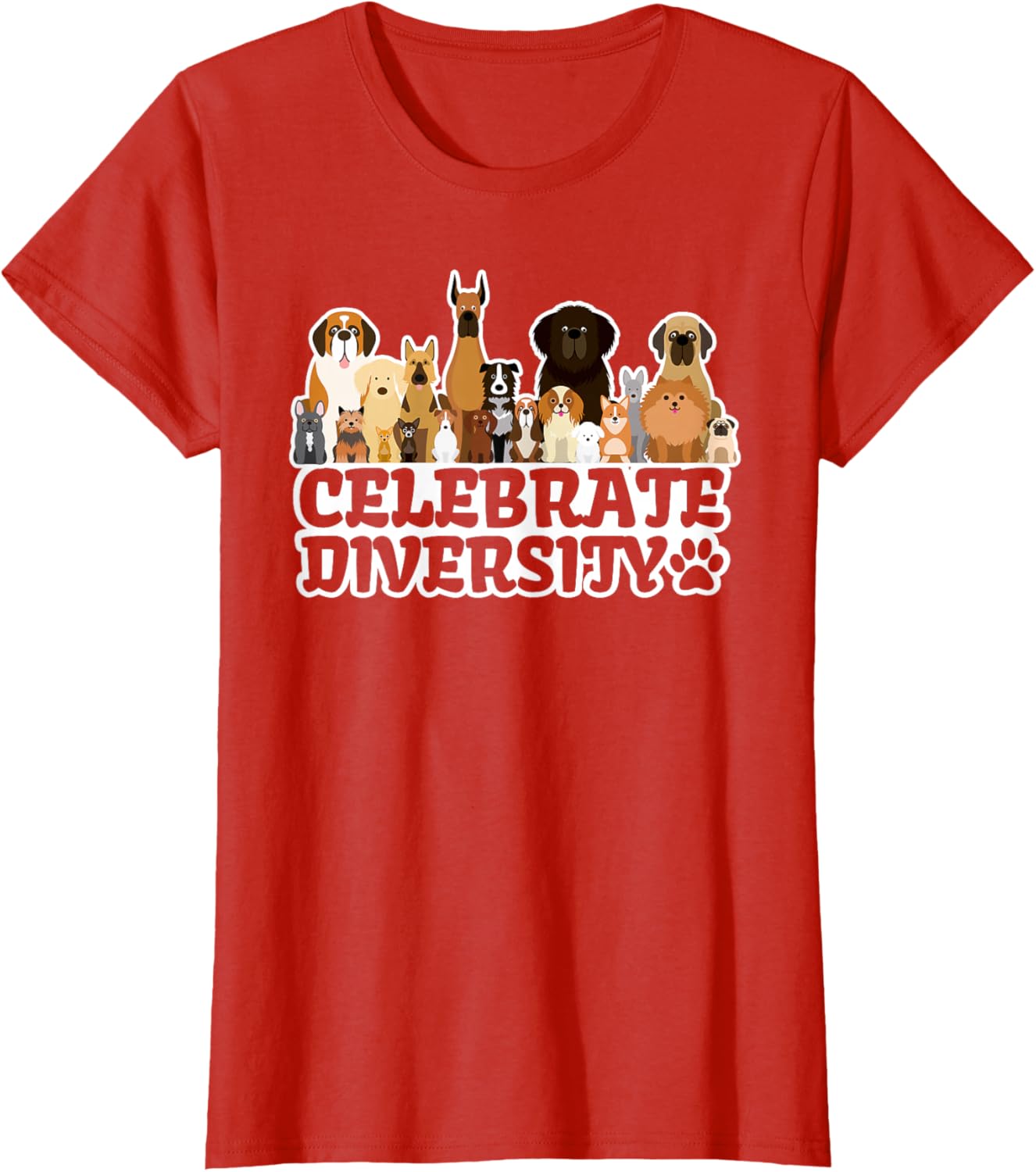 Funny Dog Lover | 'Celebrate Diversity' | Cute Dog T-Shirt