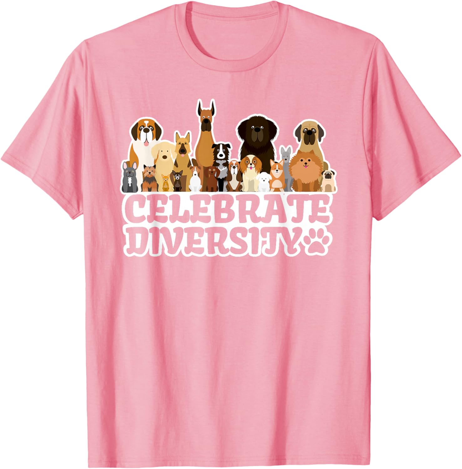 Funny Dog Lover | 'Celebrate Diversity' | Cute Dog T-Shirt