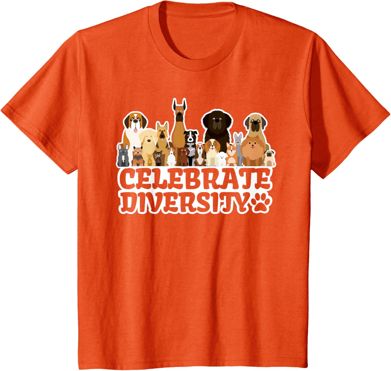 Funny Dog Lover | 'Celebrate Diversity' | Cute Dog T-Shirt