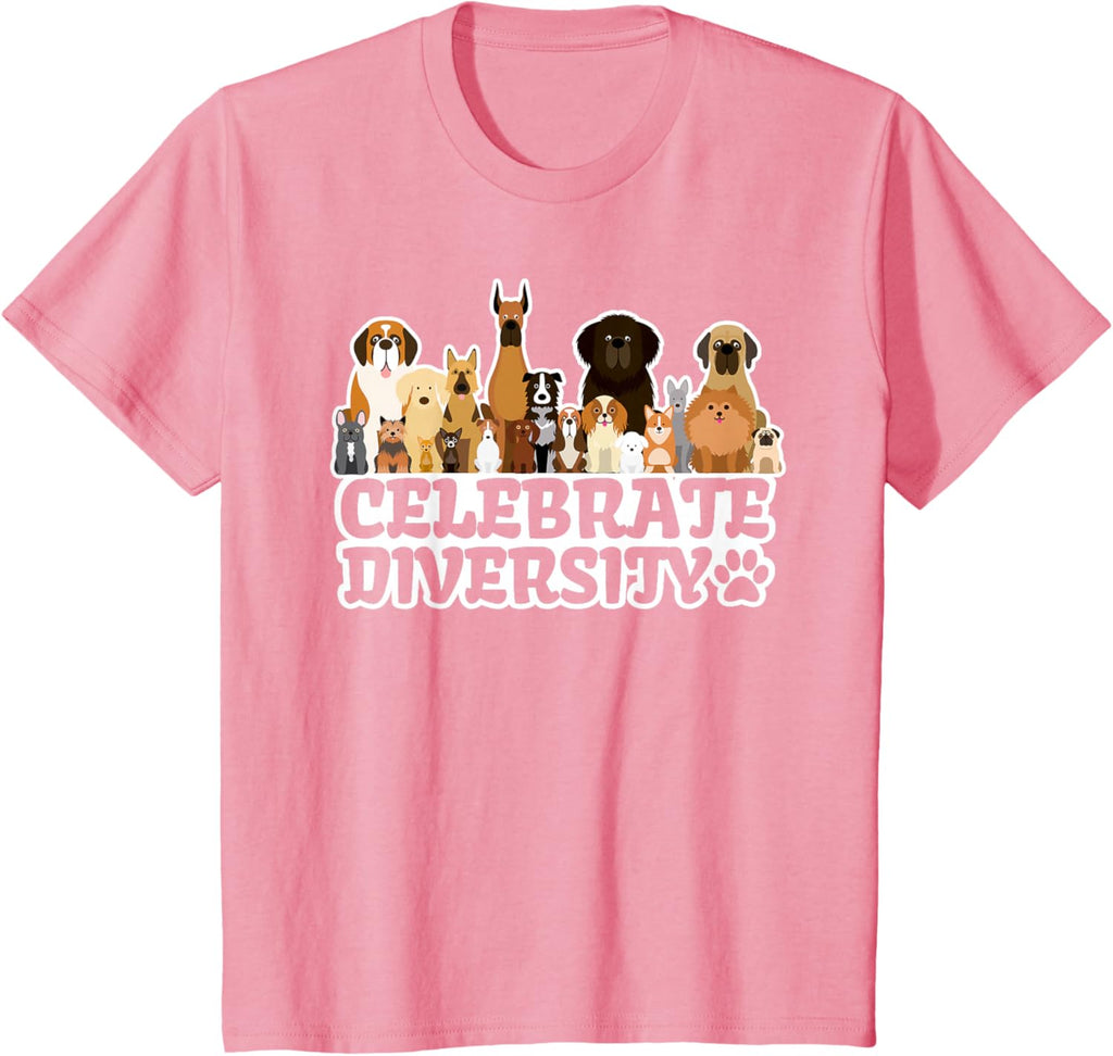 Funny Dog Lover | 'Celebrate Diversity' | Cute Dog T-Shirt