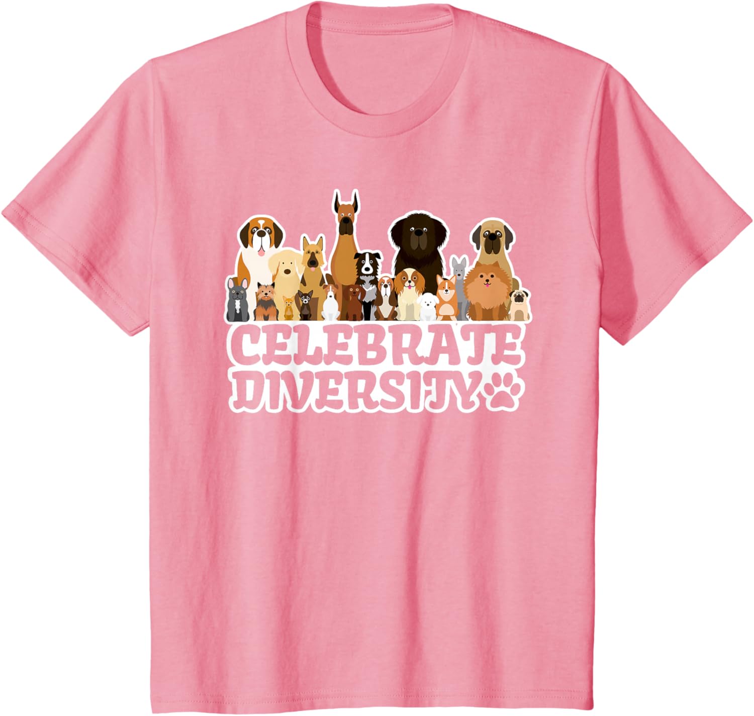 Funny Dog Lover | 'Celebrate Diversity' | Cute Dog T-Shirt