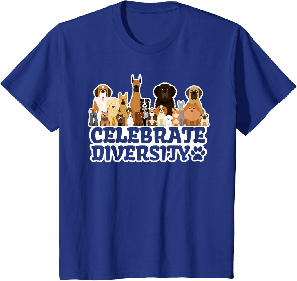 Funny Dog Lover | 'Celebrate Diversity' | Cute Dog T-Shirt