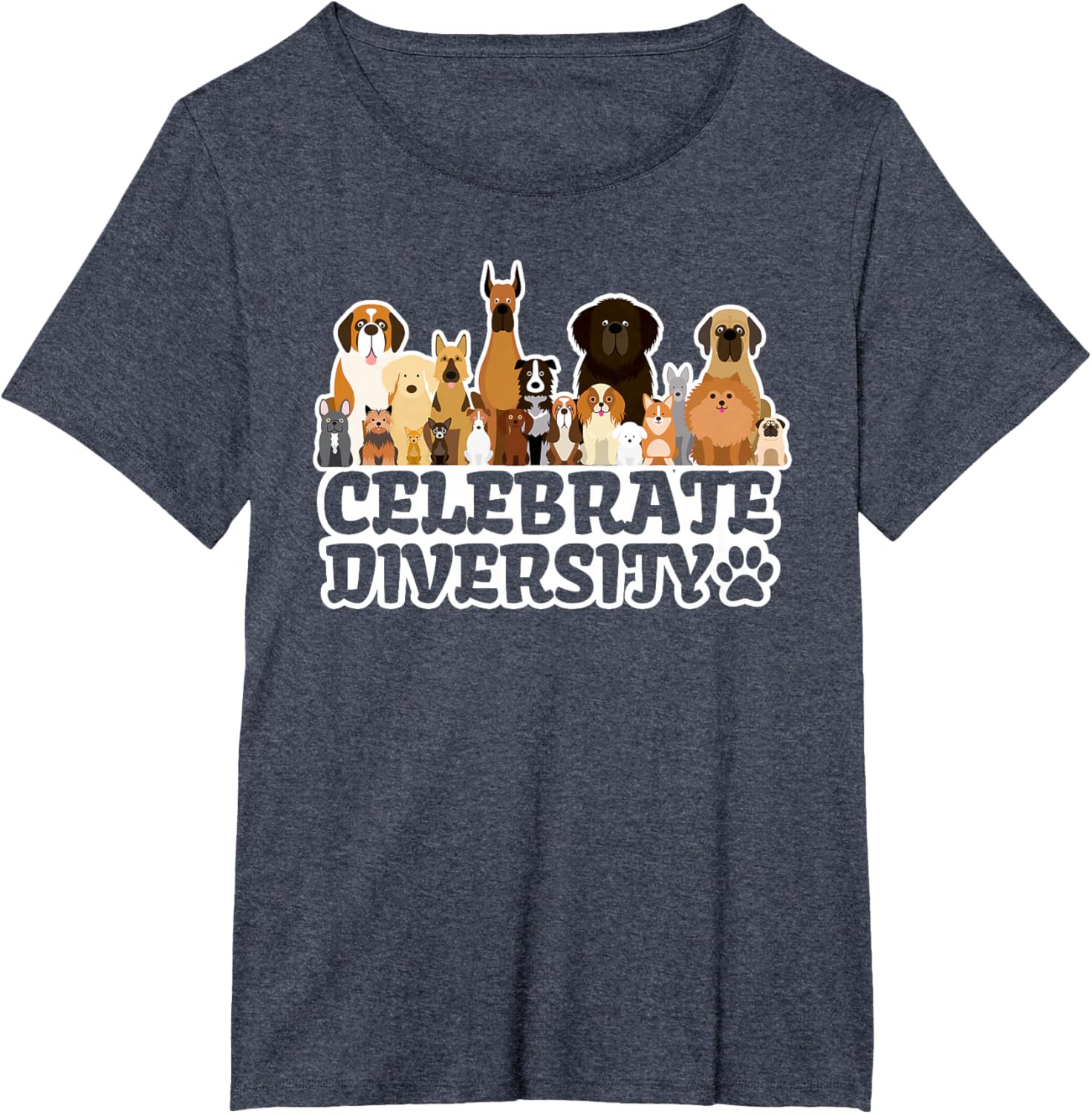 Funny Dog Lover | 'Celebrate Diversity' | Cute Dog T-Shirt