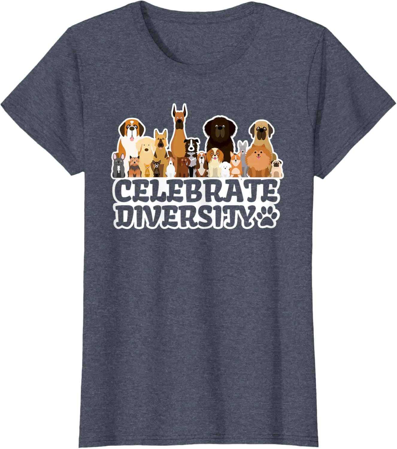 Funny Dog Lover | 'Celebrate Diversity' | Cute Dog T-Shirt