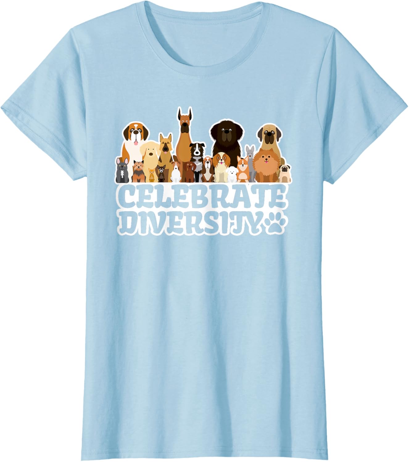 Funny Dog Lover | 'Celebrate Diversity' | Cute Dog T-Shirt