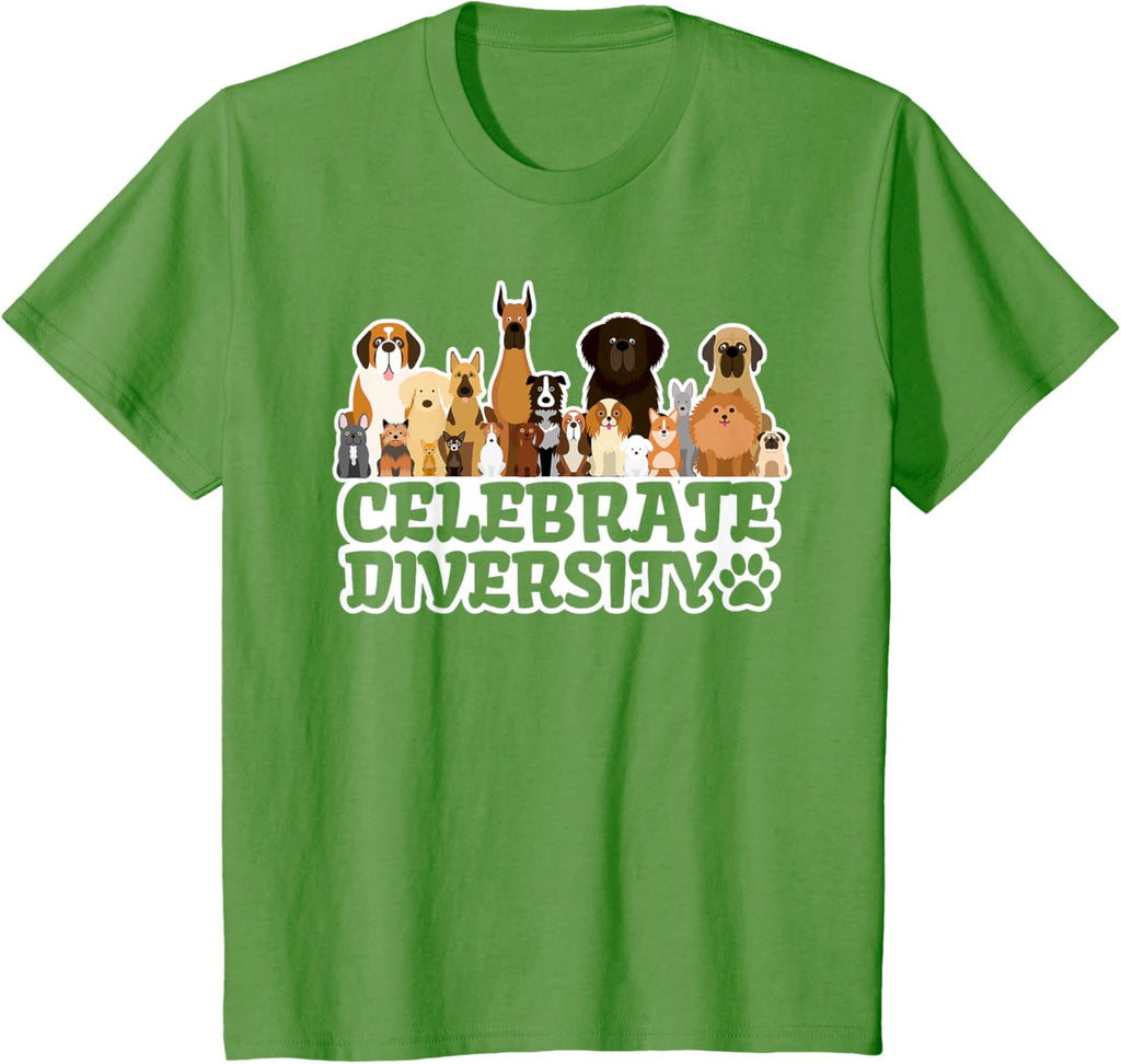 Funny Dog Lover | 'Celebrate Diversity' | Cute Dog T-Shirt