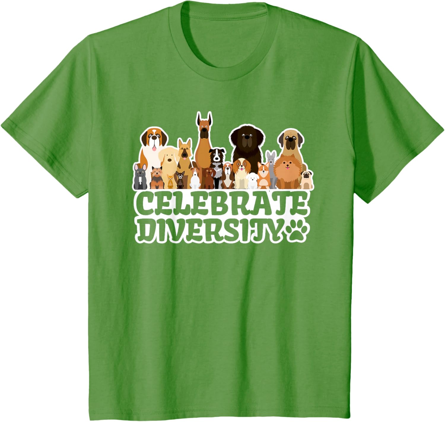 Funny Dog Lover | 'Celebrate Diversity' | Cute Dog T-Shirt