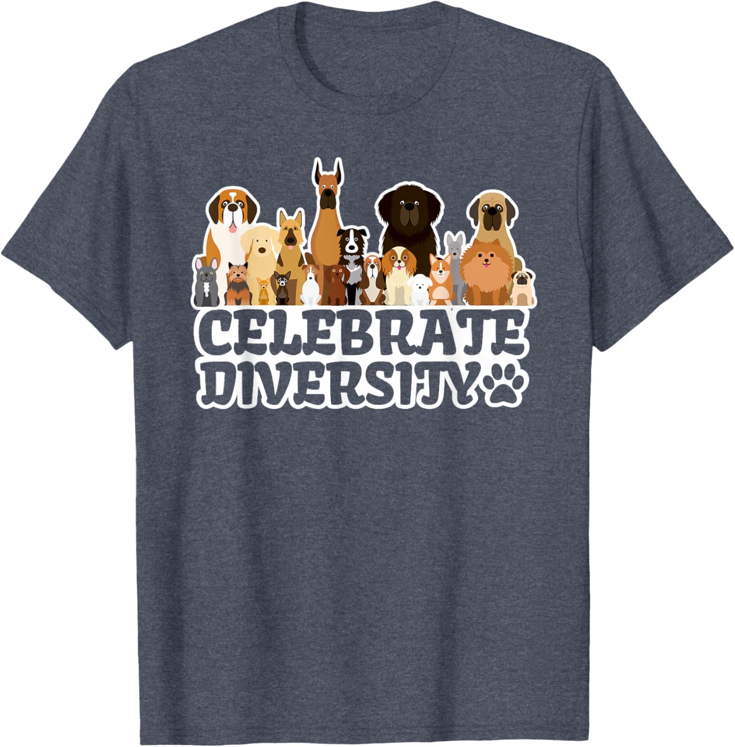 Funny Dog Lover | 'Celebrate Diversity' | Cute Dog T-Shirt