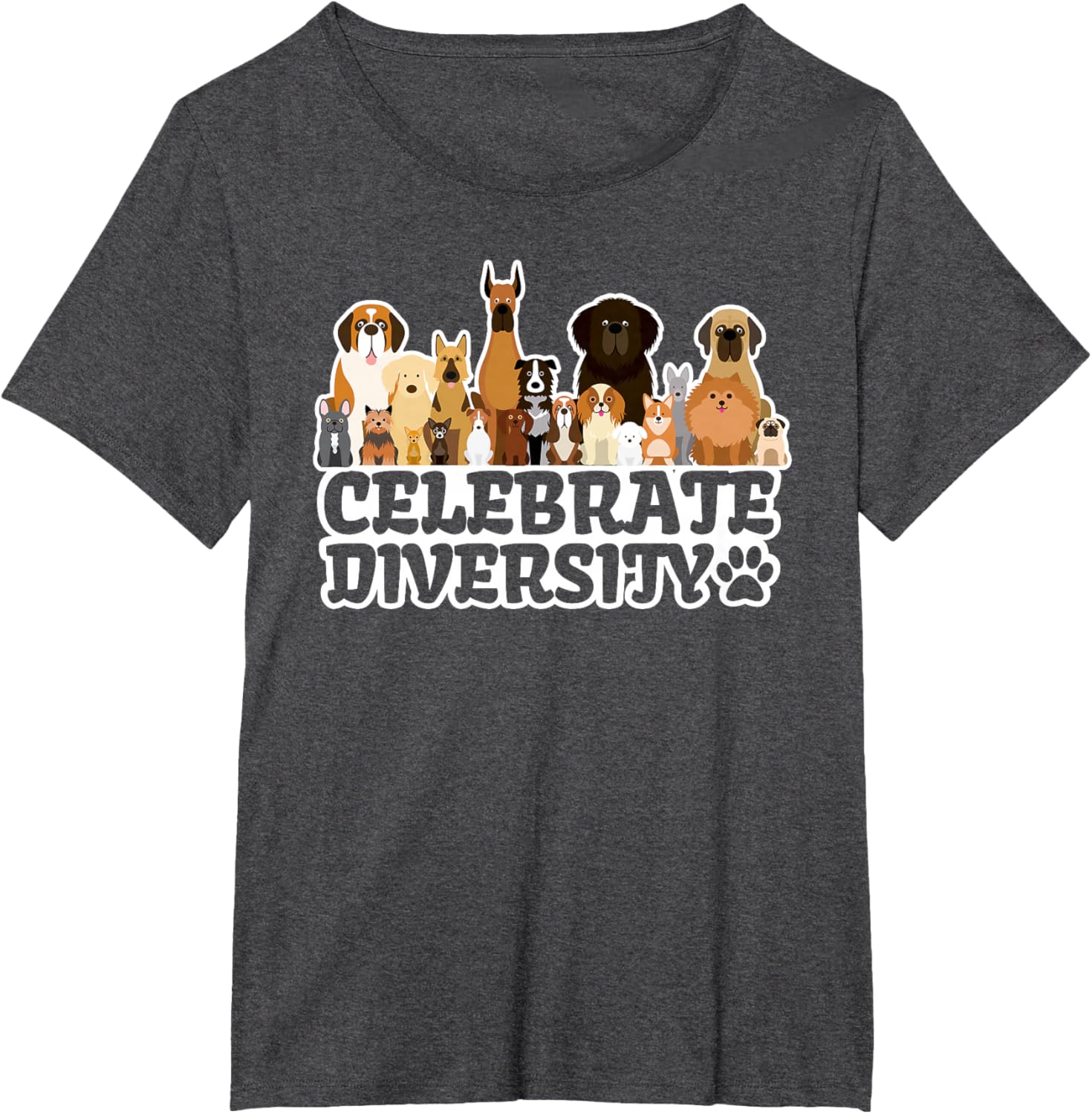 Funny Dog Lover | 'Celebrate Diversity' | Cute Dog T-Shirt
