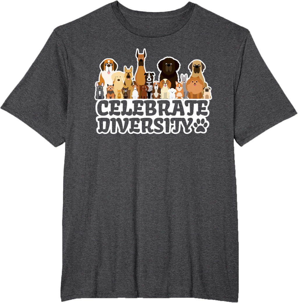 Funny Dog Lover | 'Celebrate Diversity' | Cute Dog T-Shirt